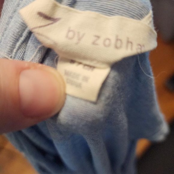 Small Blue Tank with Silver Bird - Z by Zobah - Picture 3 of 3